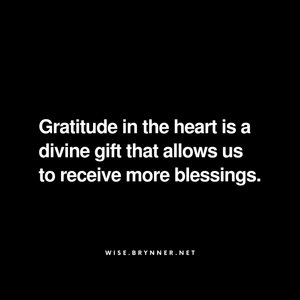 Gratitude